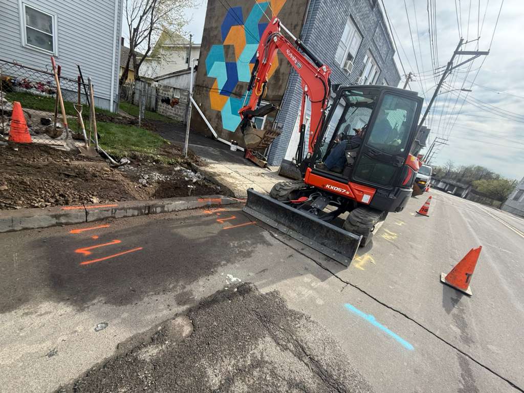Utility Line Excavation