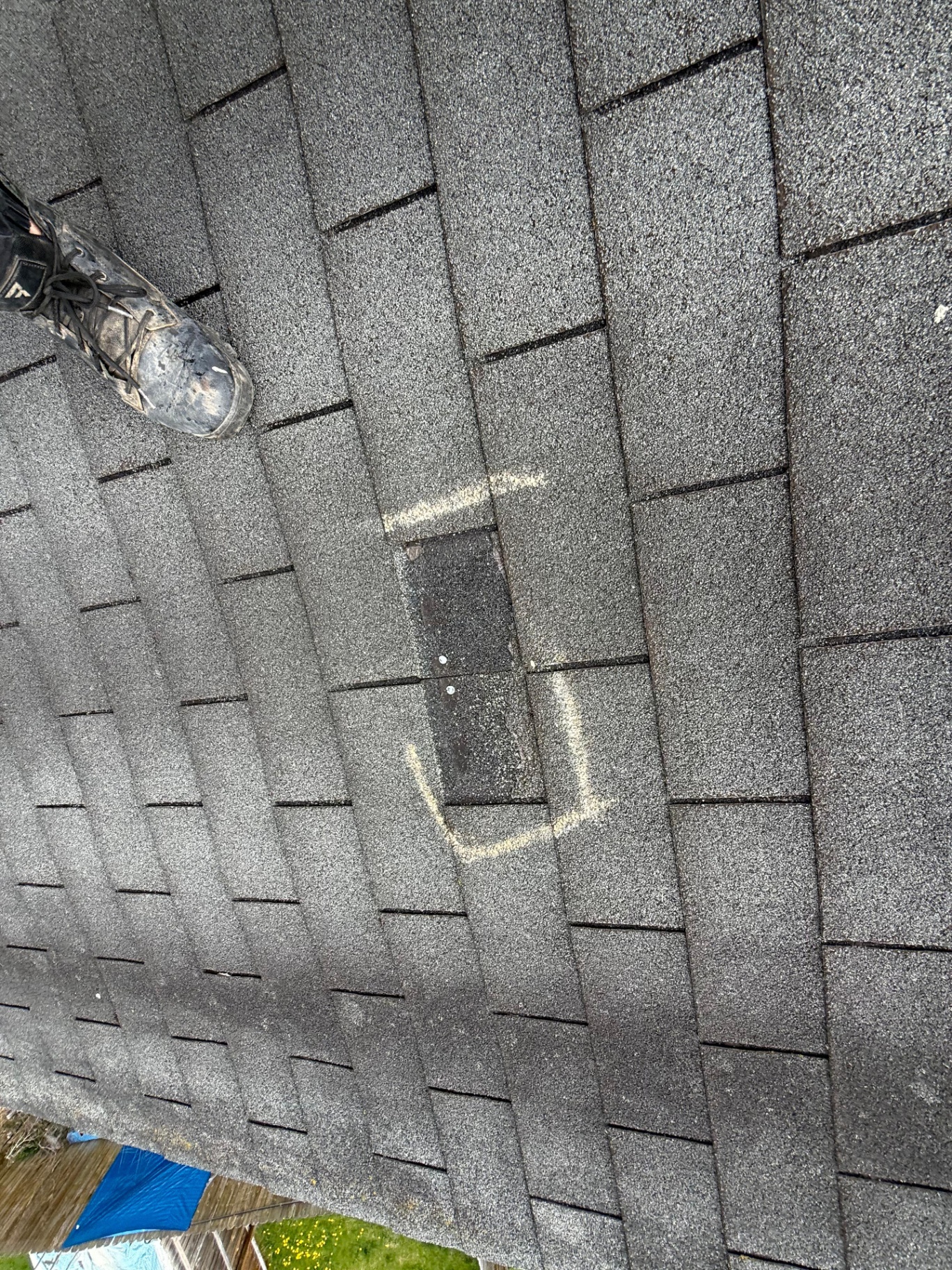 Shingle Damage Marking